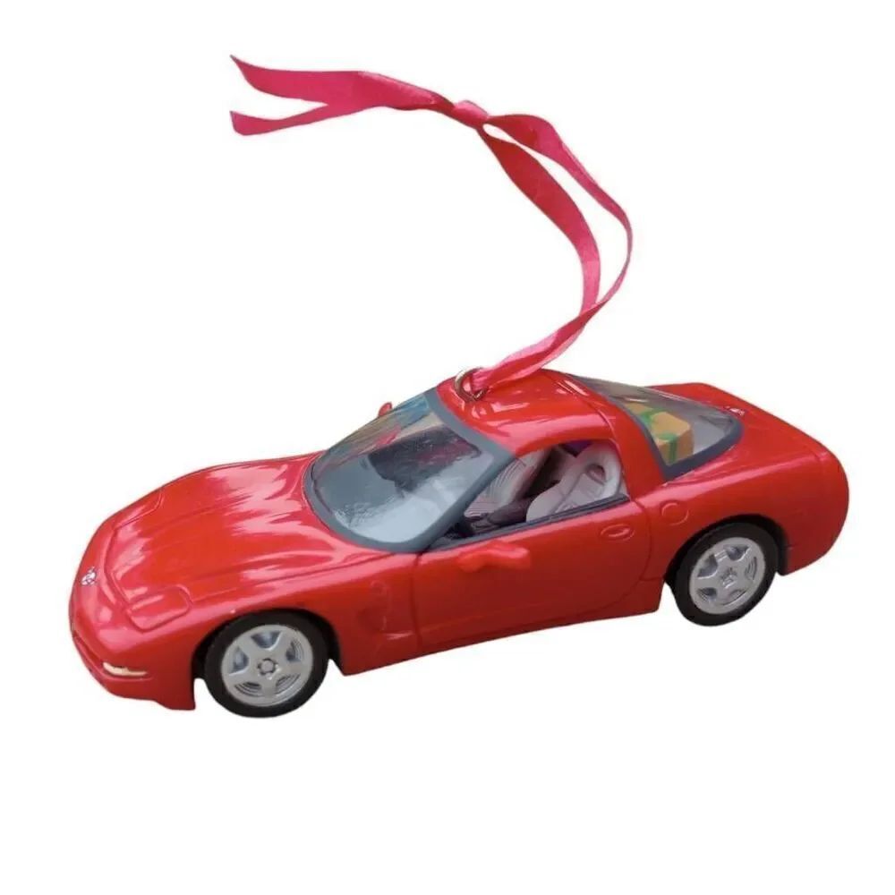 Hallmark keepsake 1997 Christmas Corvette red
